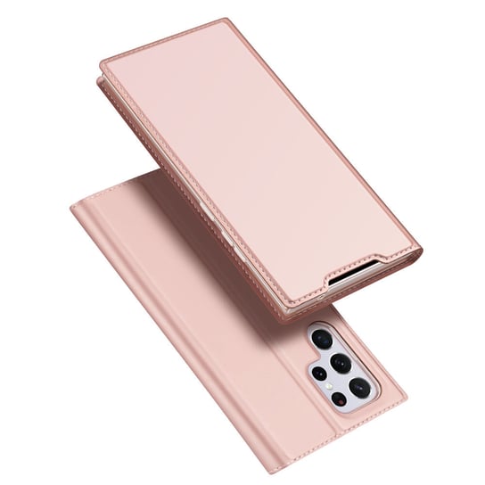 Dux Ducis Skin Pro kabura etui pokrowiec z klapką Samsung Galaxy S22 Ultra różowy Dux Ducis
