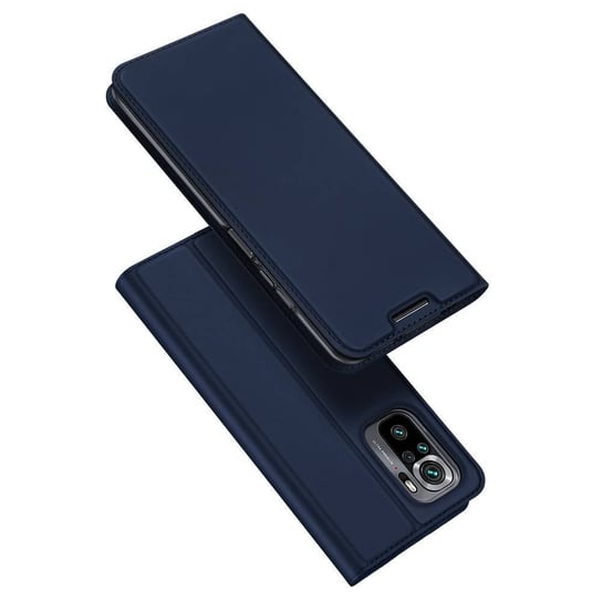 DUX DUCIS Skin Pro kabura etui pokrowiec z klapką Xiaomi Redmi Note 10 / Redmi Note 10S niebieski Dux Ducis