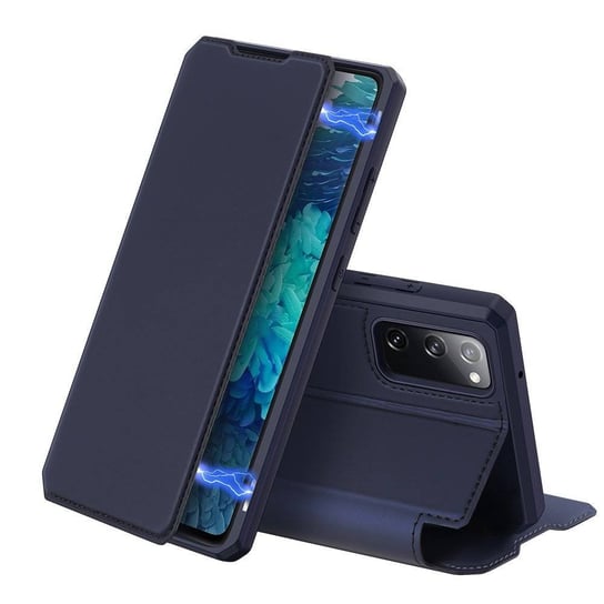 DUX DUCIS Skin X kabura etui pokrowiec z klapką Samsung Galaxy S20 FE 5G niebieski Dux Ducis