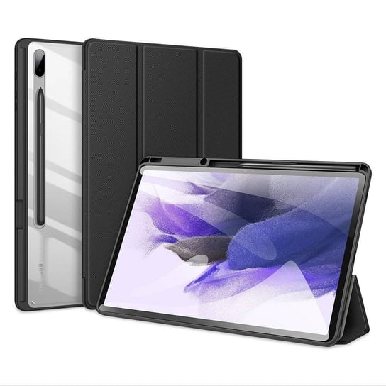 Dux Ducis Toby pancerne etui z klapką Smart Case do Samsung Galaxy Tab S7+ (S7 Plus) z uchwytem na rysik czarny Dux Ducis