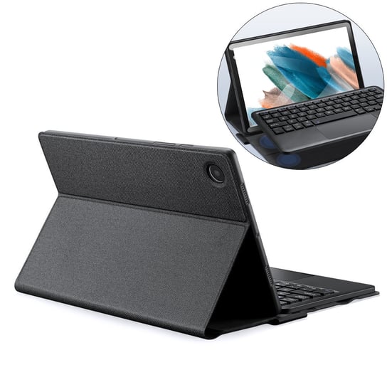 Dux Ducis Touchpad Keyboard Case Etui Na Tablet Bezprzewodowa Klawiatura Bluetooth Samsung Galaxy Tab A8 10,5'' 2021 Czarny Dux Ducis