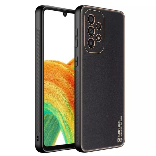 Dux Ducis Yolo eleganckie etui pokrowiec ze skóry ekologicznej Samsung Galaxy A33 5G czarny 4kom.pl