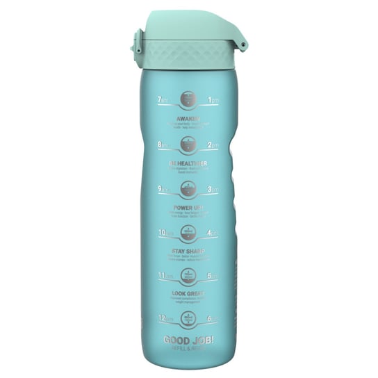 Duża butelka na wodę bidon z miarką motywacyjną BPA Free Atest PZH ION8 1 l ION8