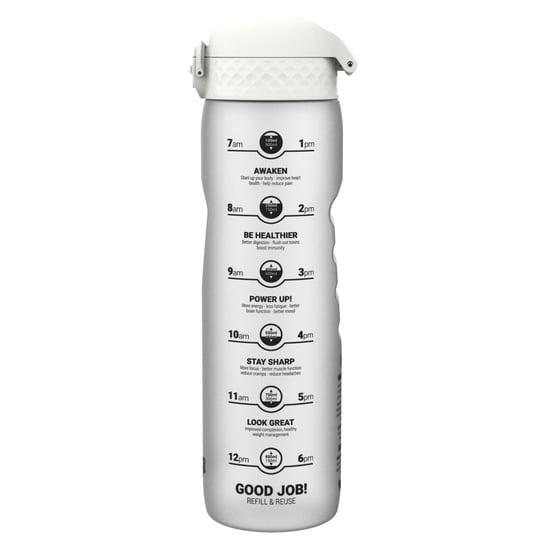 Duża butelka na wodę bidon z pomiarką motywacyjną BPA Free Atest PZH ION8 1 l ION8