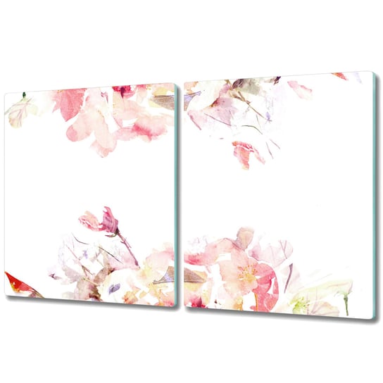 Duża Deska z Dwóch Części - Print - 2x 40x52 cm - Wiosenne Kwiaty Coloray