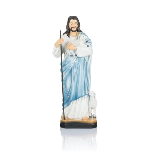 Duża Figurka Jezusa Dobry Pasterz 31 Cm Jezus Chrystus Zbawiciel Święte Miasto