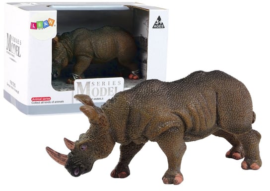 Duża Figurka Kolekcjonerska Nosorożec Zwierzęta Świata Lean Toys