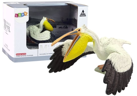 Duża Figurka Kolekcjonerska Pelikan Ptak Zwierzęta Świata Lean Toys