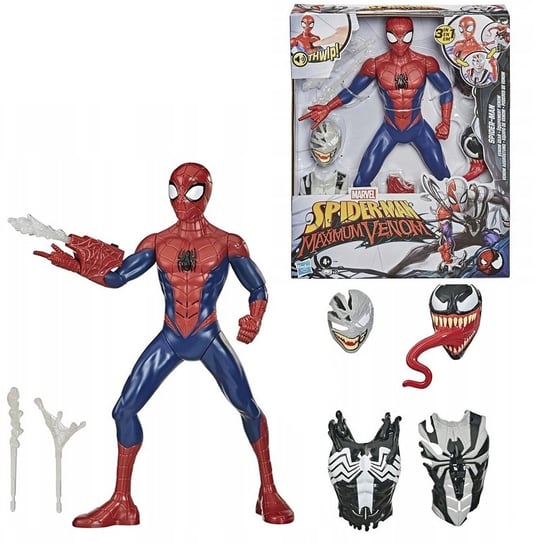 Duża Figurka Spiderman Venom Dźwięk Akcesoria E7493 Hasbro