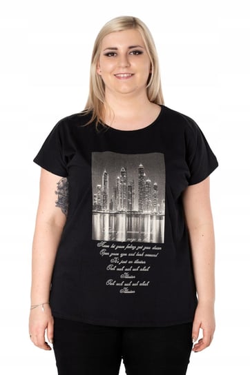 Duża Koszulka Bluzka Damska T-shirt Top KD16-2 6XL Inna marka