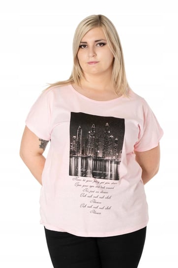 Duża Koszulka Bluzka Damska T-shirt Top KD16-6 5XL Inna marka