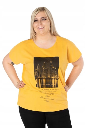 Duża Koszulka Bluzka Damska T-shirt Top KD16-8 5XL Inna marka