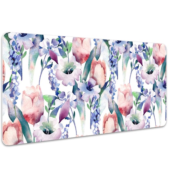 Duża mata na biurko Bukiet kwitnących kwiatów 100x50 cm Coloray