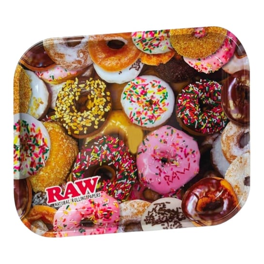 Duża Metalowa Tacka Raw - Donuts RAW