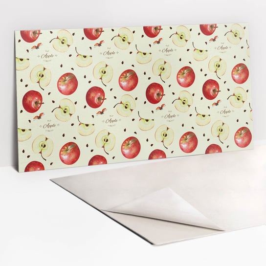 Duża Płytka Samoprzylepna z Winylu 100x50 cm - Czerwone jabłka Tulup