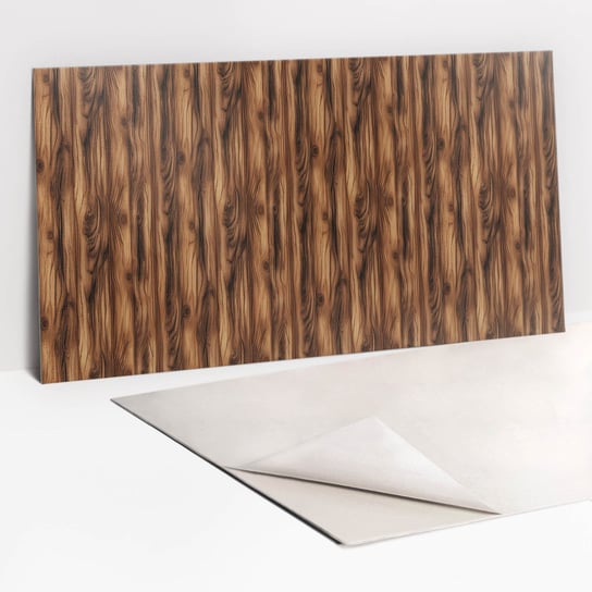 Duża Płytka Samoprzylepna z Winylu 100x50 cm - Drewno tekstura Tulup
