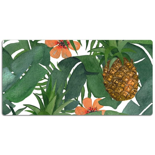 Duża podkładka na biurko Tropikalny ananas 120x60cm, Dywanomat Dywanomat