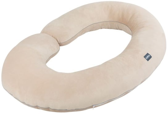 Duża poduszka ciążowa w kształcie litery C, 140x85 cm,  beige Bellochi