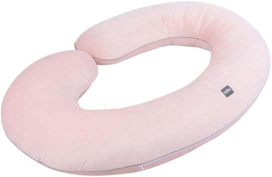 Duża poduszka ciążowa w kształcie litery C, 140x85 cm,  rosa Bellochi