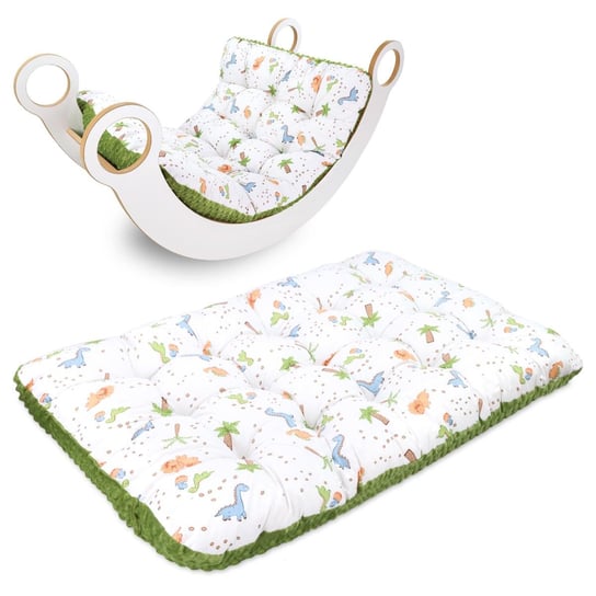 Duża poduszka podłogowa - Poduszka do siedzenia lub mata do zabawy dla dzieci materac podłogowy do pokoju dziecięcego Dino Totsy Baby