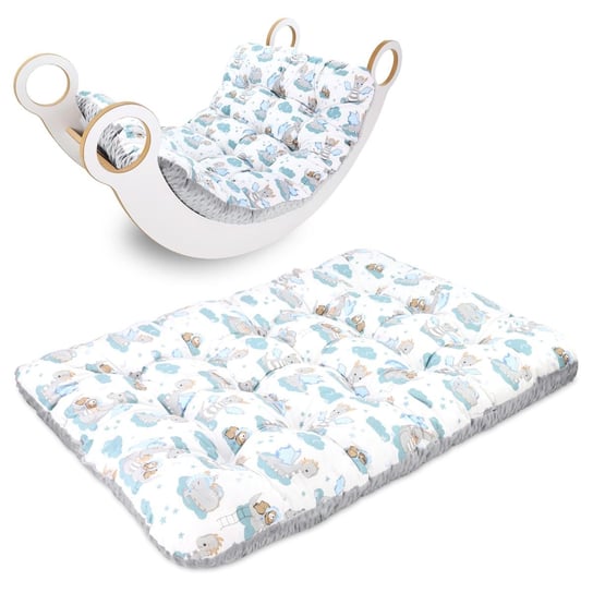 Duża poduszka podłogowa - Poduszka do siedzenia lub mata do zabawy dla dzieci materac podłogowy do pokoju dziecięcego Smoki Totsy Baby