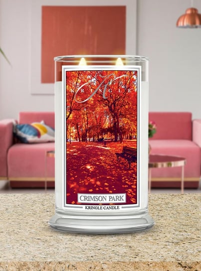 Duża świeca Crimson Park Kring Kringle Candle
