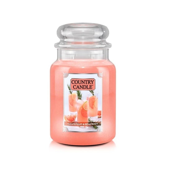 Duża świeca Grapefruit & Rosem Country Candle