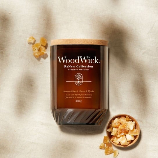 Duża Świeca Incense & Myrrh - Woodwick