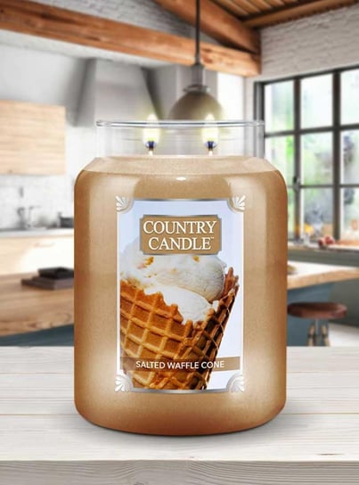 Duża Świeca Salted Waffle Cone Country Candle