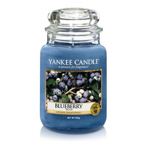 Duża świeczka zapachowa YANKEE CANDLE, Blueberry, 623 g Yankee Candle