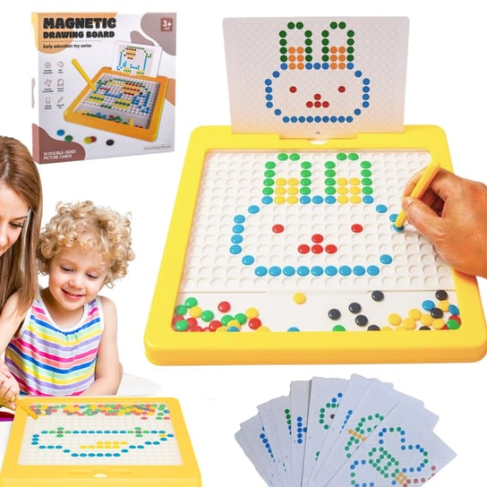 Duża Tablica Magnetyczna Xxl Magpad Pastylki Montessori Mozaikowa Inna marka