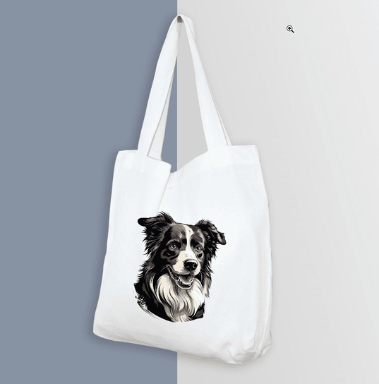 Duża torba border collie Psiejsko
