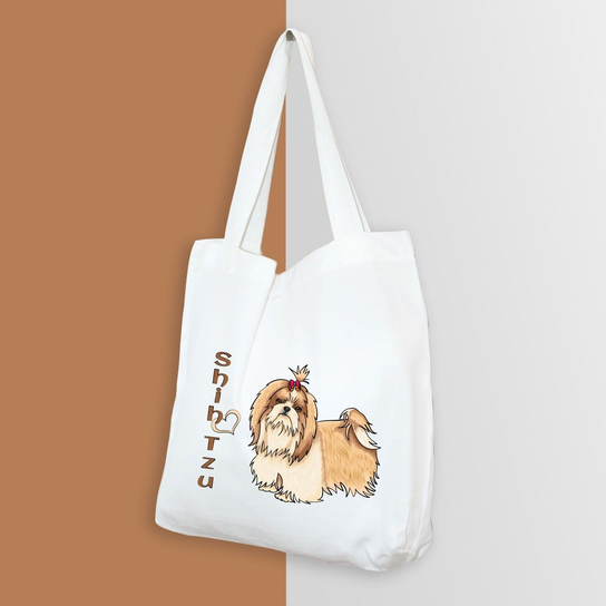 Duża torba shih tzu Psiejsko