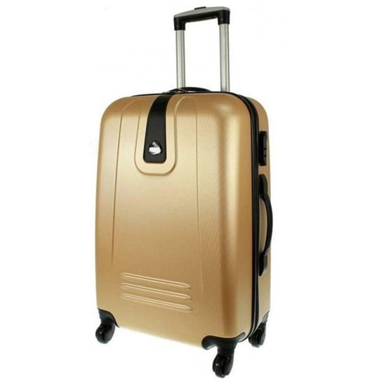 Duża walizka PELLUCCI RGL 910 L Złota - złoty PELLUCCI