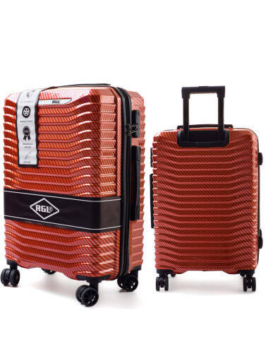 Duża walizka PELLUCCI RGL PC1 L Czerwona KEMER