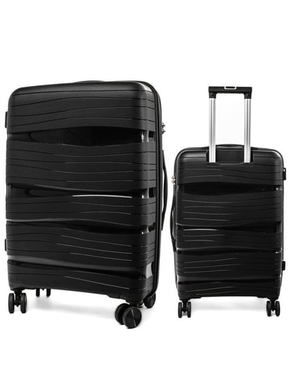 Duża walizka PELLUCCI RGL PP3 L Czarna KEMER