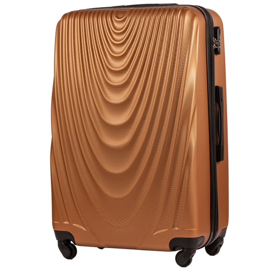 Duża walizka podróżna Wings L, Brown Wings