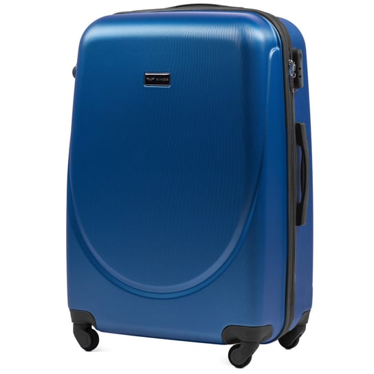 Duża walizka podróżna Wings L, Middle Blue Wings