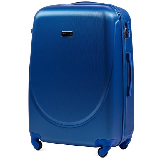 Duża walizka podróżna Wings L, Middle blue Wings