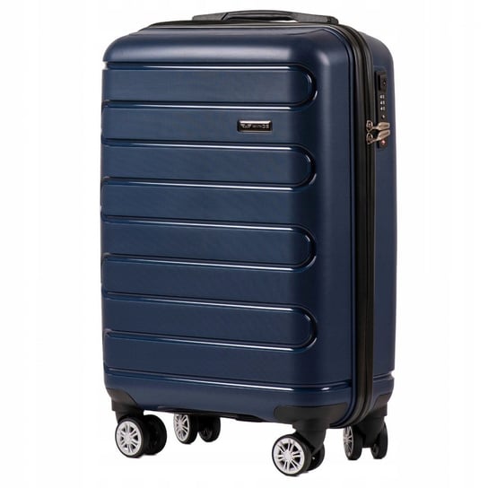 Duża walizka podróżna Wings S, Blue- POLIPROPYLEN Wings