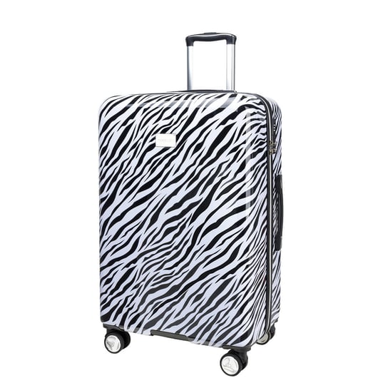 Duża walizka PUCCINI BEVERLY HILLS ABS015A 10 Zebra PUCCINI