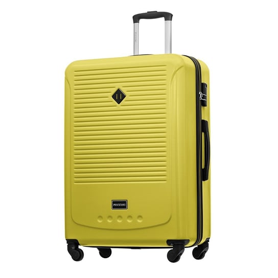 Duża walizka PUCCINI CORFU ABS016A 5 Limonkowa PUCCINI