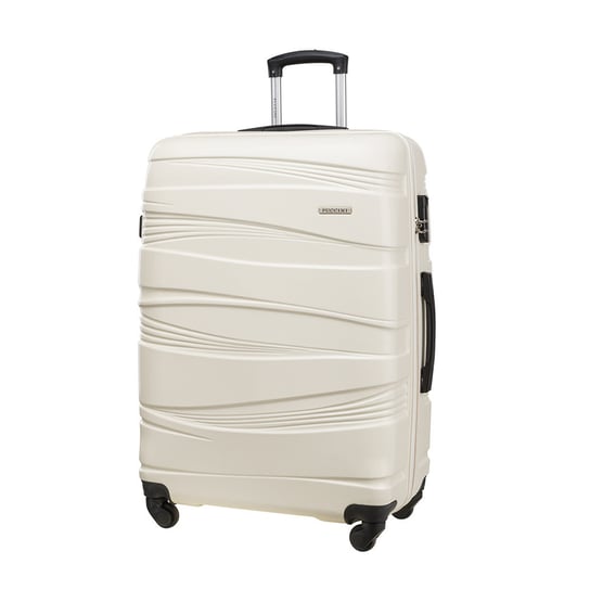 Duża walizka PUCCINI PORTO ABS020A 0 Biała PUCCINI