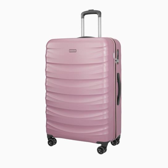 Duża walizka PUCCINI VALENCIA PC032A 3C Różowa PUCCINI