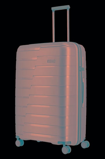 Duża walizka TRAVELITE AIR BASE 4 075349-40 Szampański Travelite