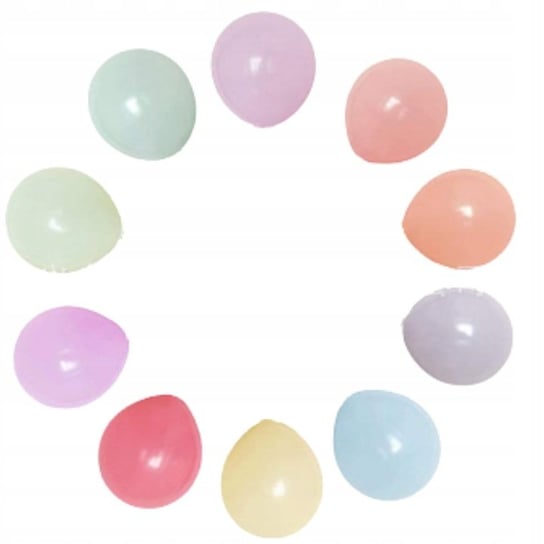 Duże Balony 12 Cali Kolorowe Mix Pastelowe Urodziny Dekoracje Balon 100 Szt Inna marka