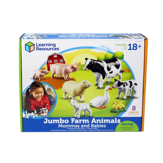 Duże Figurki, Zwierzęta na farmie, Zestaw 7 szt. Learning Resources