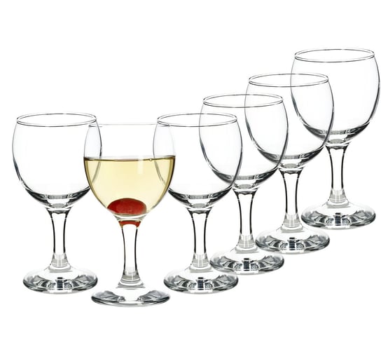 Duże kieliszki do białego wina lub wody o pojemności 170 ml-6 sztuk POSTERGALERIA