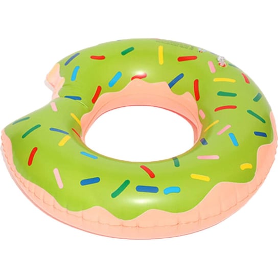 Duże Koło Do Pływania Zielony Donat Donut Pączek 60cm FDJ
