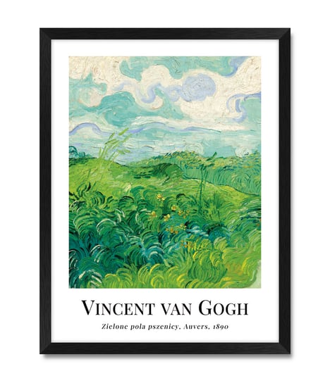Duże obrazy na ścianę reprodukcje do salonu kuchni pejzaż Vincent van Gogh 32x42 cm iWALL studio